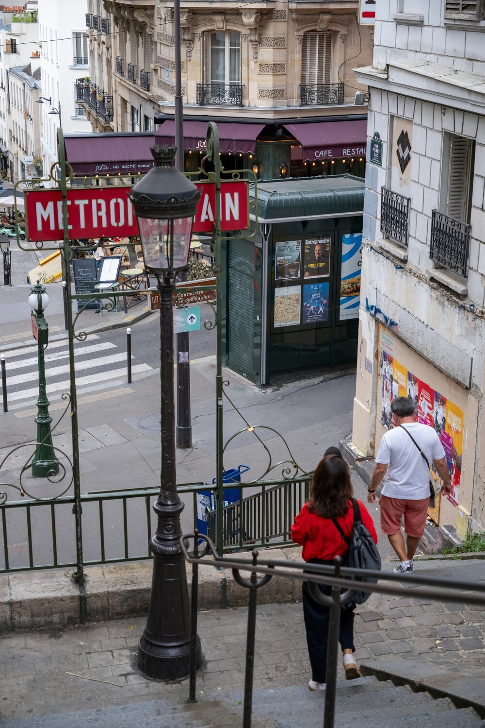 Busy London city street